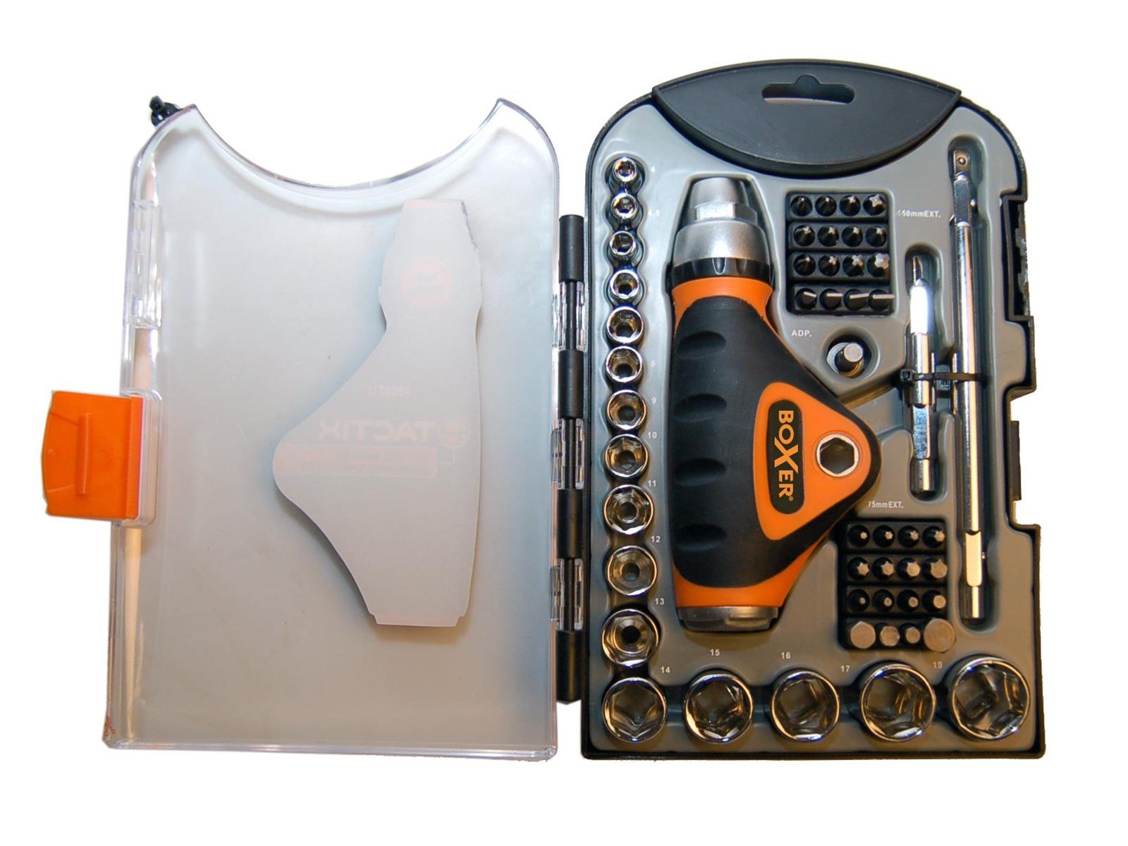 Boxer Socket and bit set - 52 pieces Boxer Socket and bit set - 52 pieces